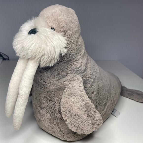 Jellycat Large Willie Walrus Plush 18” Stuffed Animal - Picture 1 of 16